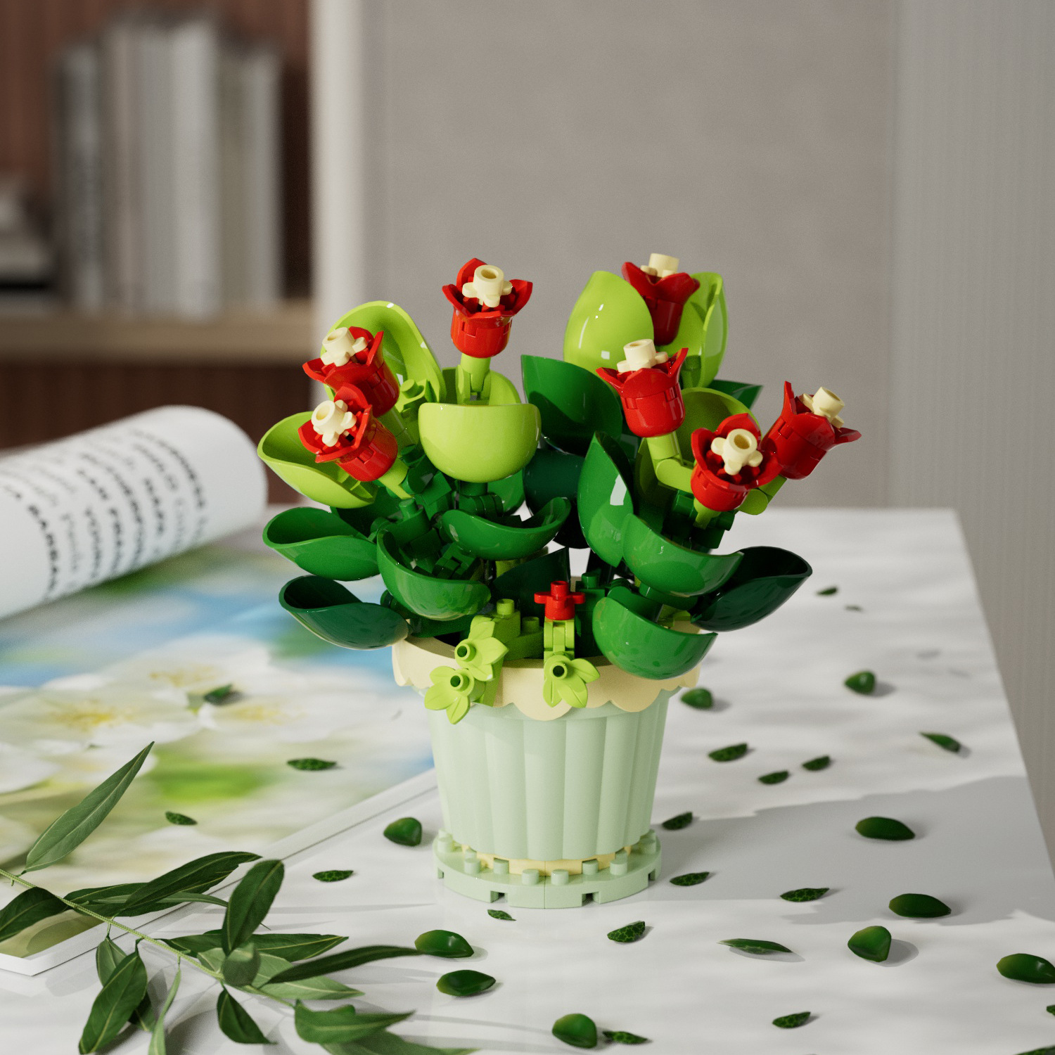 Plant Parent Yearly - Simulated Potted Plant Model Building Block