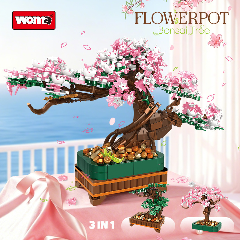 Plant Parent Yearly - WOMA 3-in-1 Cherry Blossom Bonsai Building