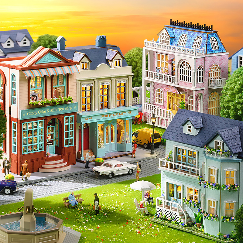 DIY Mini Wooden Dollhouse With - Philodendron Pink Princess avis et prix