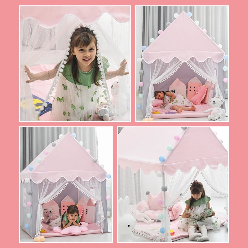 1.35M Large Children Toy Tent  - Philodendron Pink Princess avis et prix